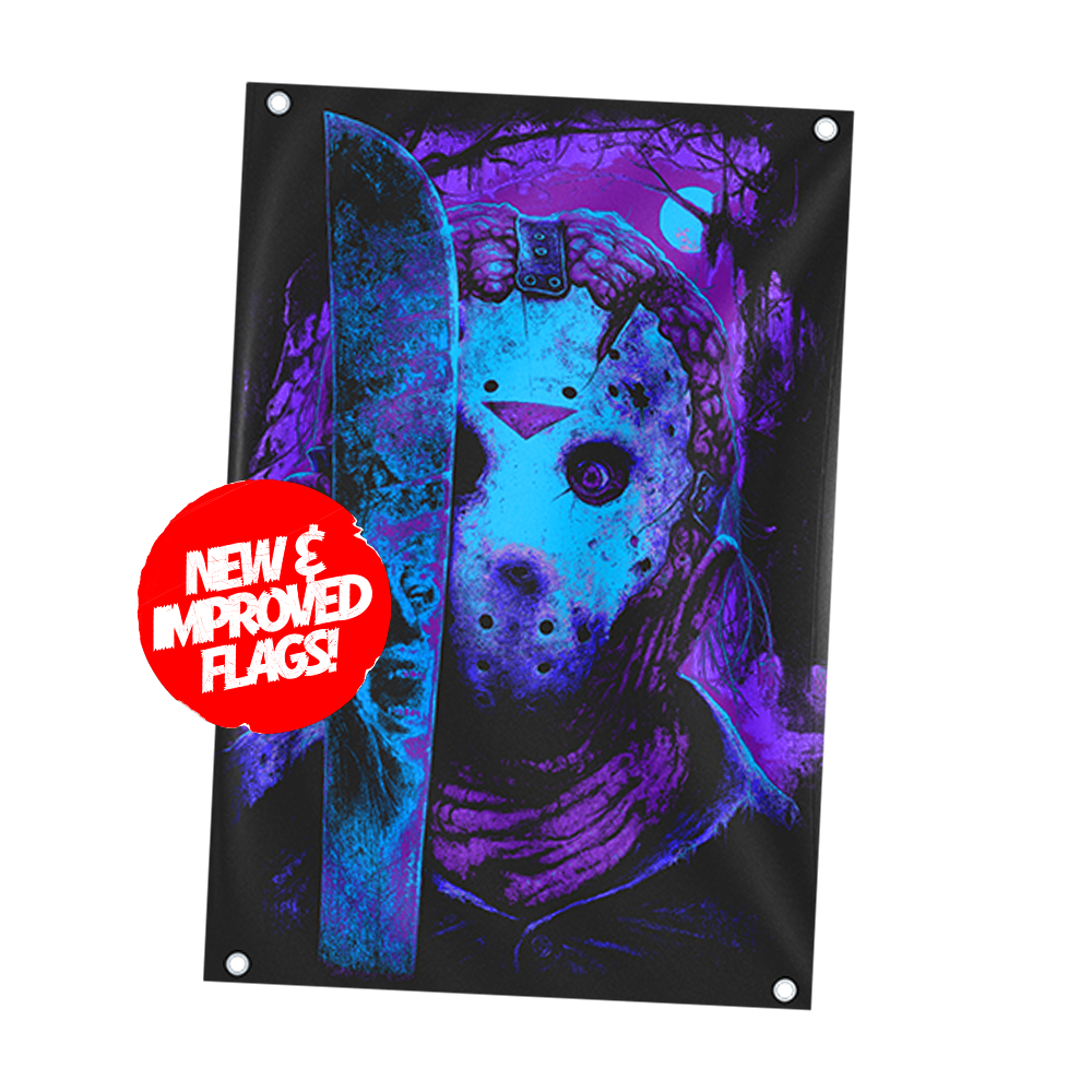 8 Bit Maniac Wall Flag