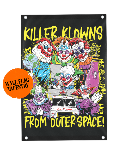 Klown Quotes Wall Flag