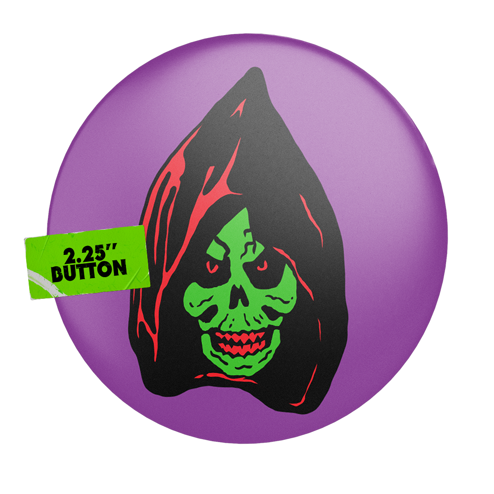 Spooky Reaper Button