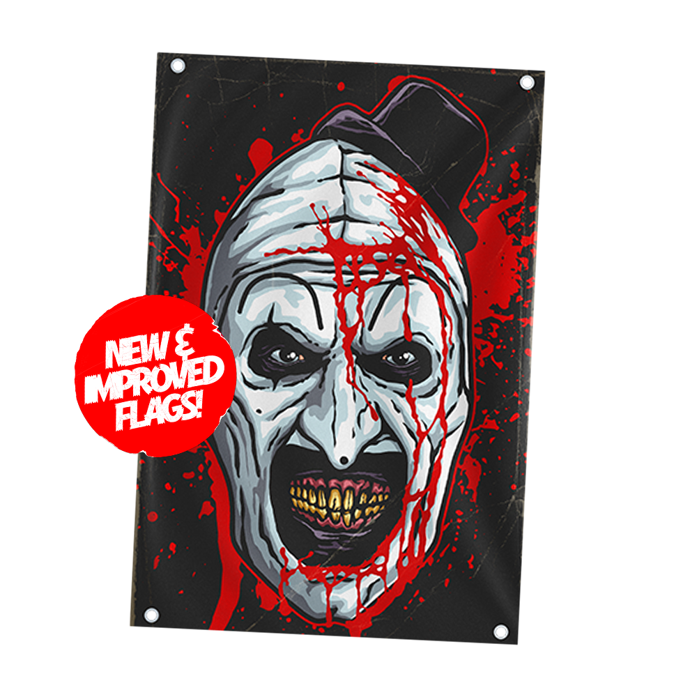 Terror Clown Wall Flag