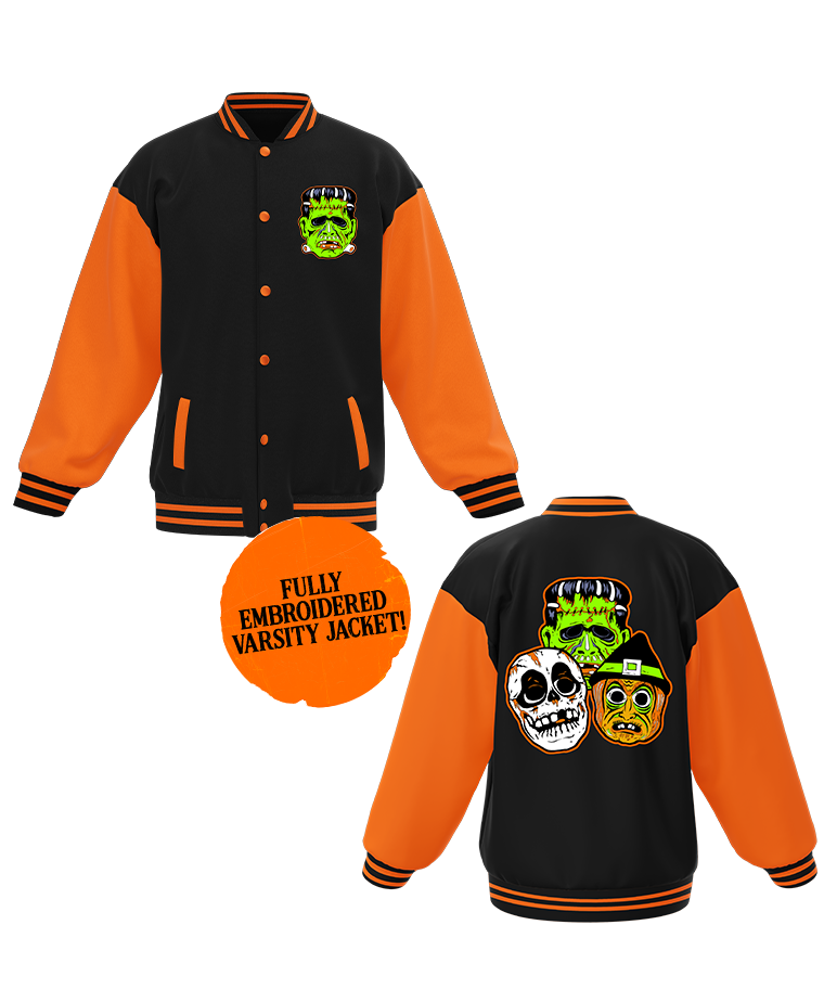 Vintage Mask Premium Varsity Jacket