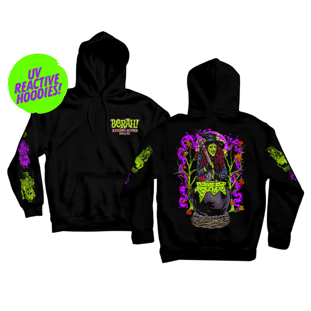 Eternal October x BORAH! UV Reactive Hoodie