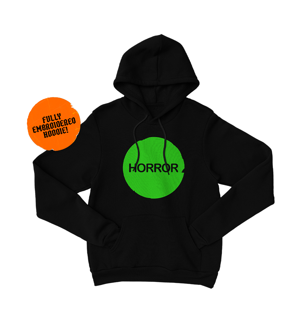 Horror Sticker Chenille Embroidered Hoodie