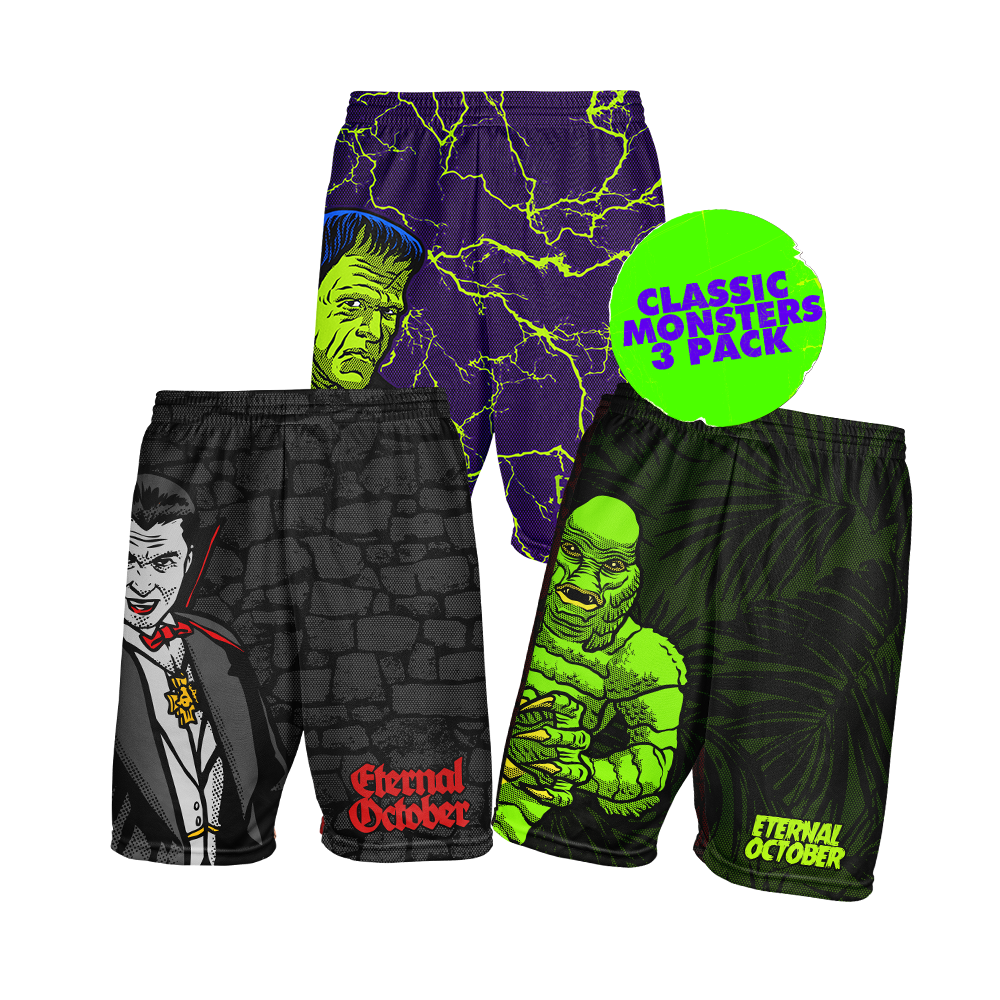 Classic Monster Shorts 3 Pack