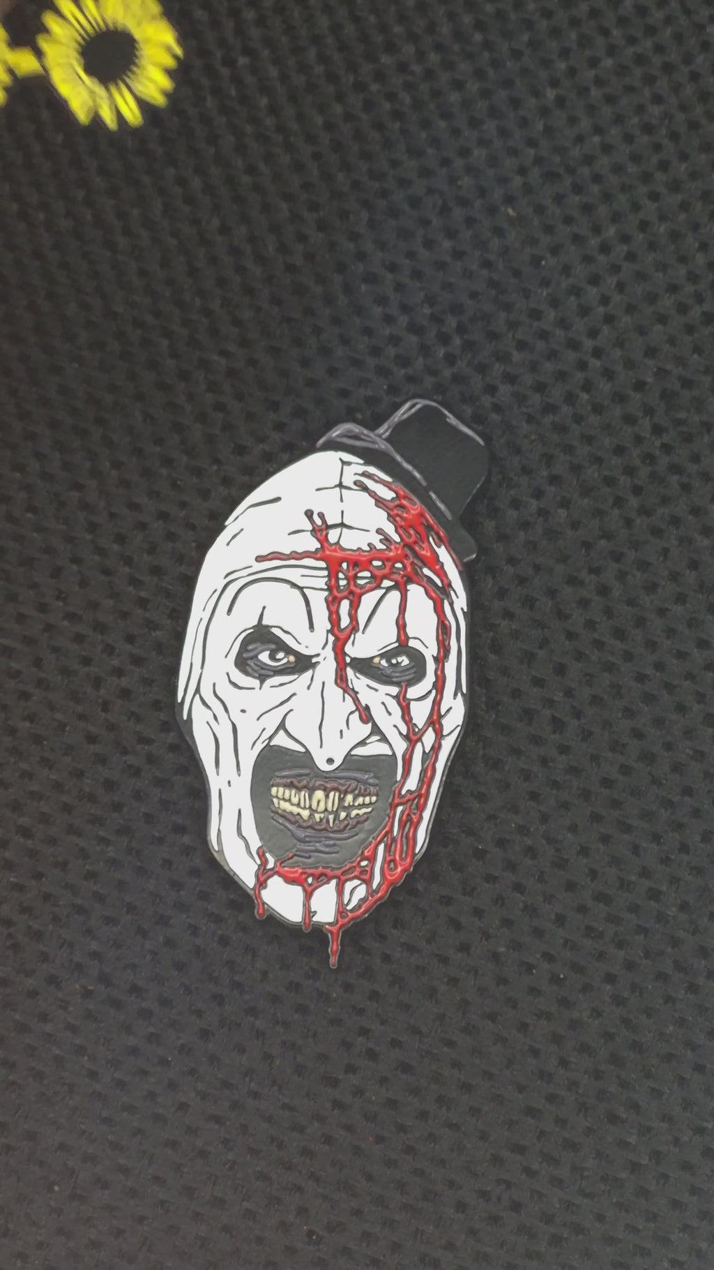 Sunflower Slasher Magnetic Pin